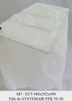 Filtr kieszeniowy EU5 do SYSTEMAIR FFK 50-30 (486x282x490)