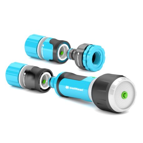 Cellfast- zestaw z dyszą wielofunk 1/2"