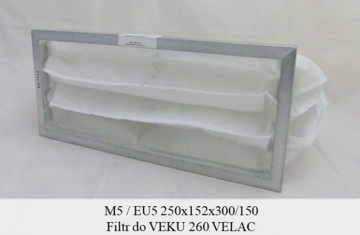Filtr EU5 do VEKU 260 VELAC (250x152x300/150)