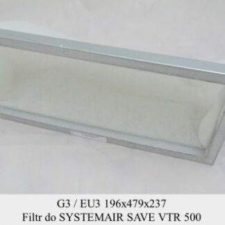Filtr EU3 do SystemAir SAVE VTR 500 (196x479x237)