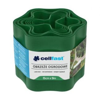 Cellfast- Obrzeża trawnik. 15cmx9m ziel.