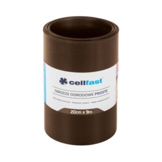 Cellfast- Obrzeże trawnik. proste 20cmx9m brąz.