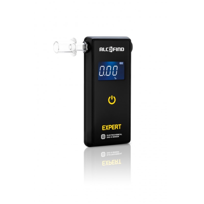 Alkomat AlcoFind Expert 10 lat Gwarancji + kalibracje gratis Kalibracja 12 miesięcy bez limitu 50 ustników